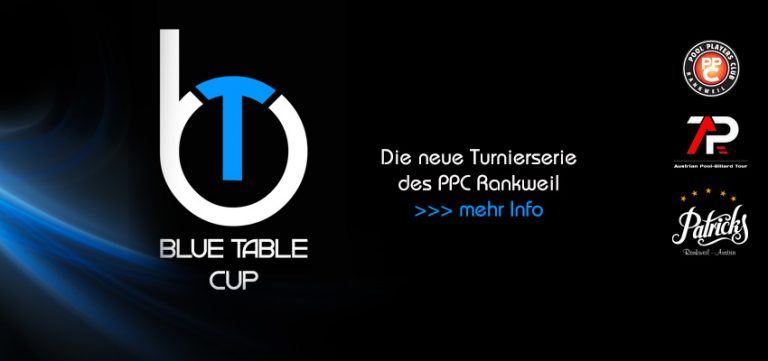Blue Table Cup Series + Masters –  Ein Cup für Jede/n die/der Lust hat Billard zu spielen