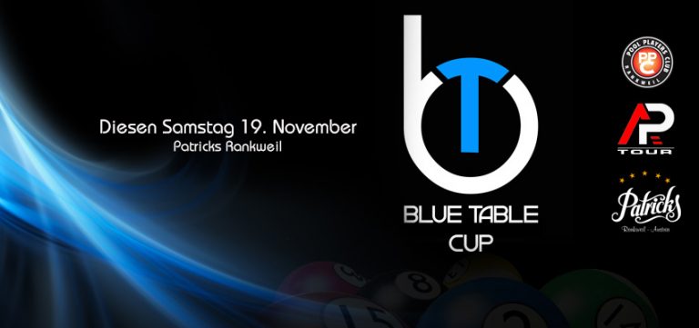 BLUE Table CUP am Wochenende!